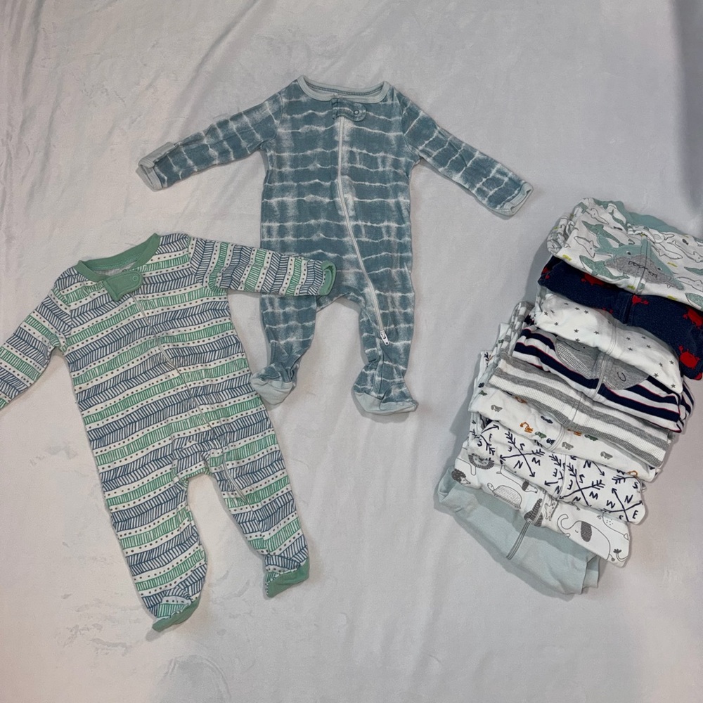 Baby Boy Bundle, Pajamas, 0-3 months